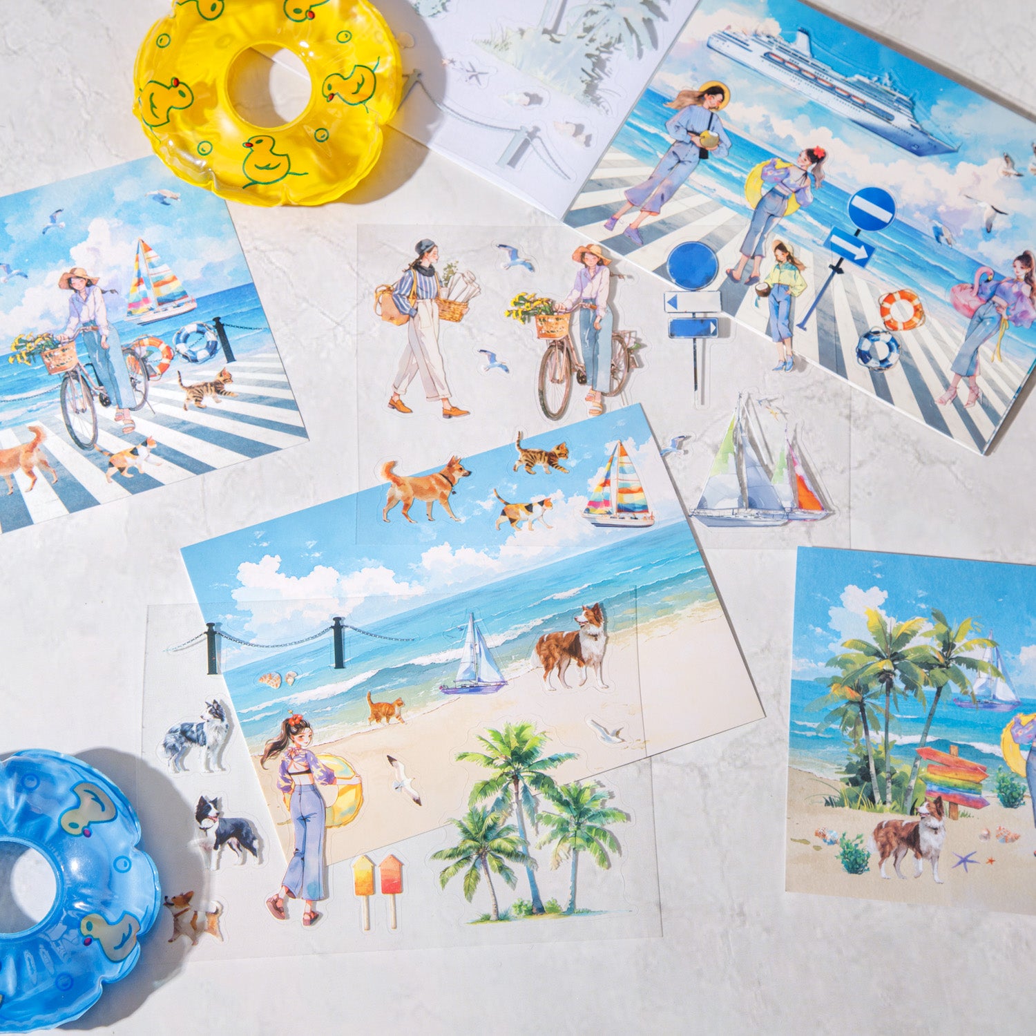 Leisurely Holidoy Sticker Book