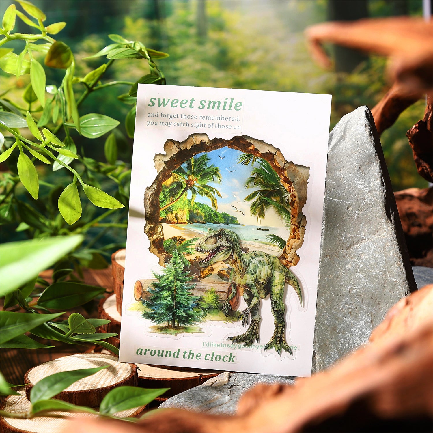 Broken Wall Fantasy PET Sticker