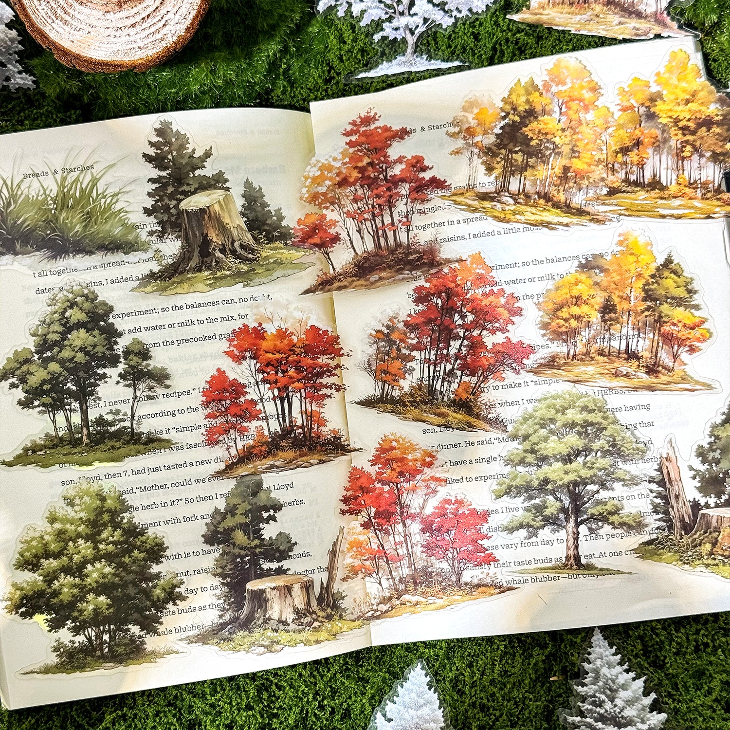 Green Field Series PET Sticker