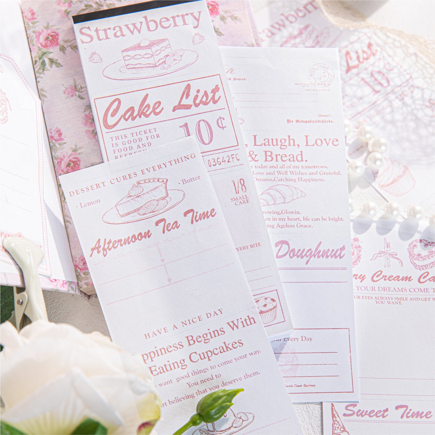 Romantic Life Memo Papers