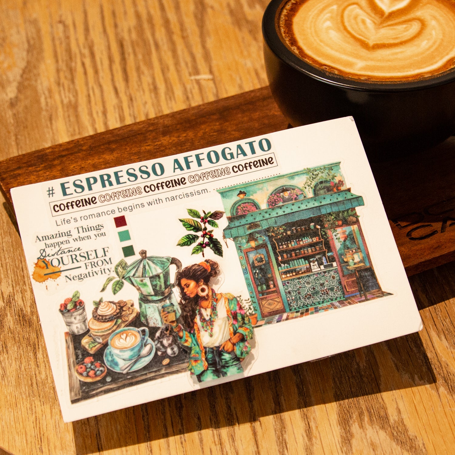 Coffee Weekly Pre-cut Sticker Book