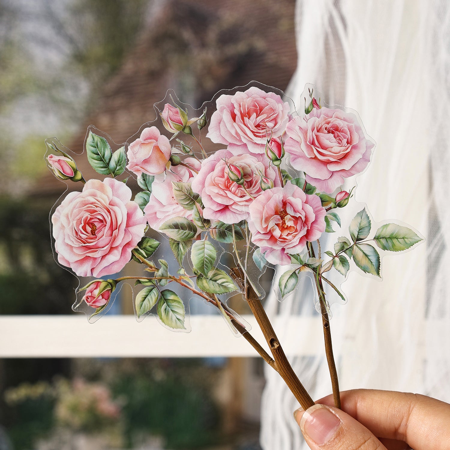 Flowering Branch PET Sticker