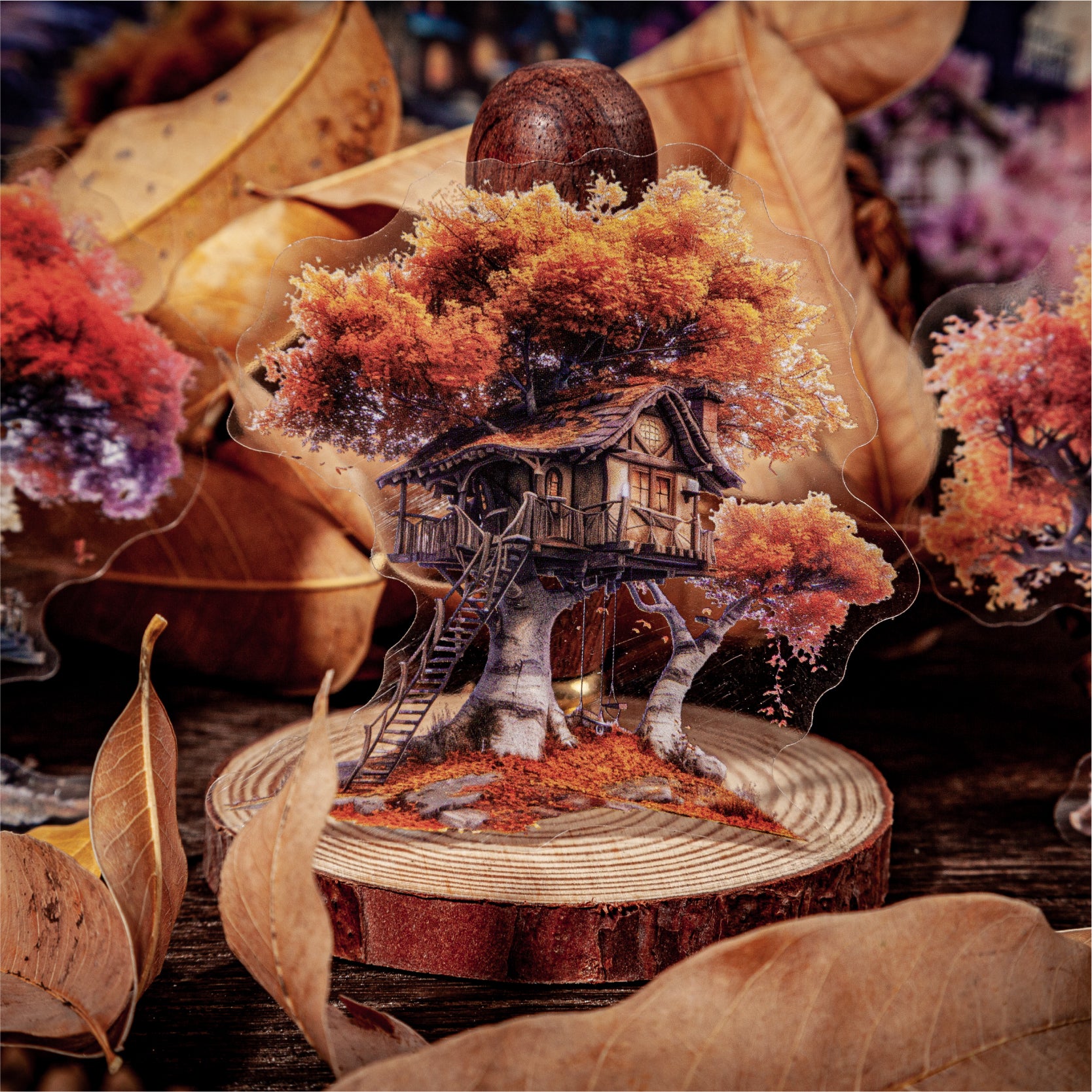  Treehouse Scrapbooking Jpurnal PET Stickers For paper crafts