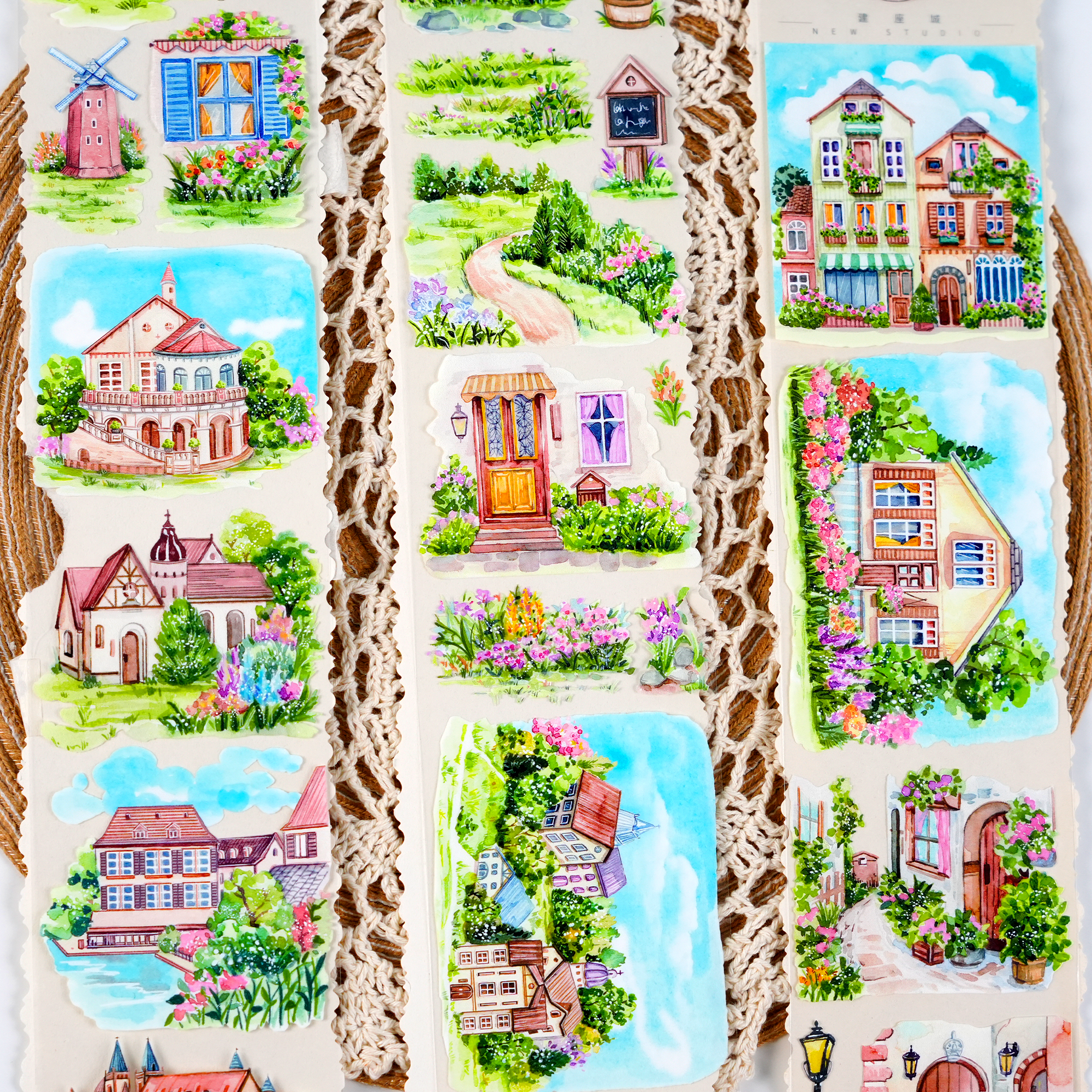 【NEW Studio】Country Castle PET Landscaping Tape