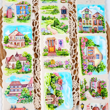 【NEW Studio】Country Castle PET Landscaping Tape