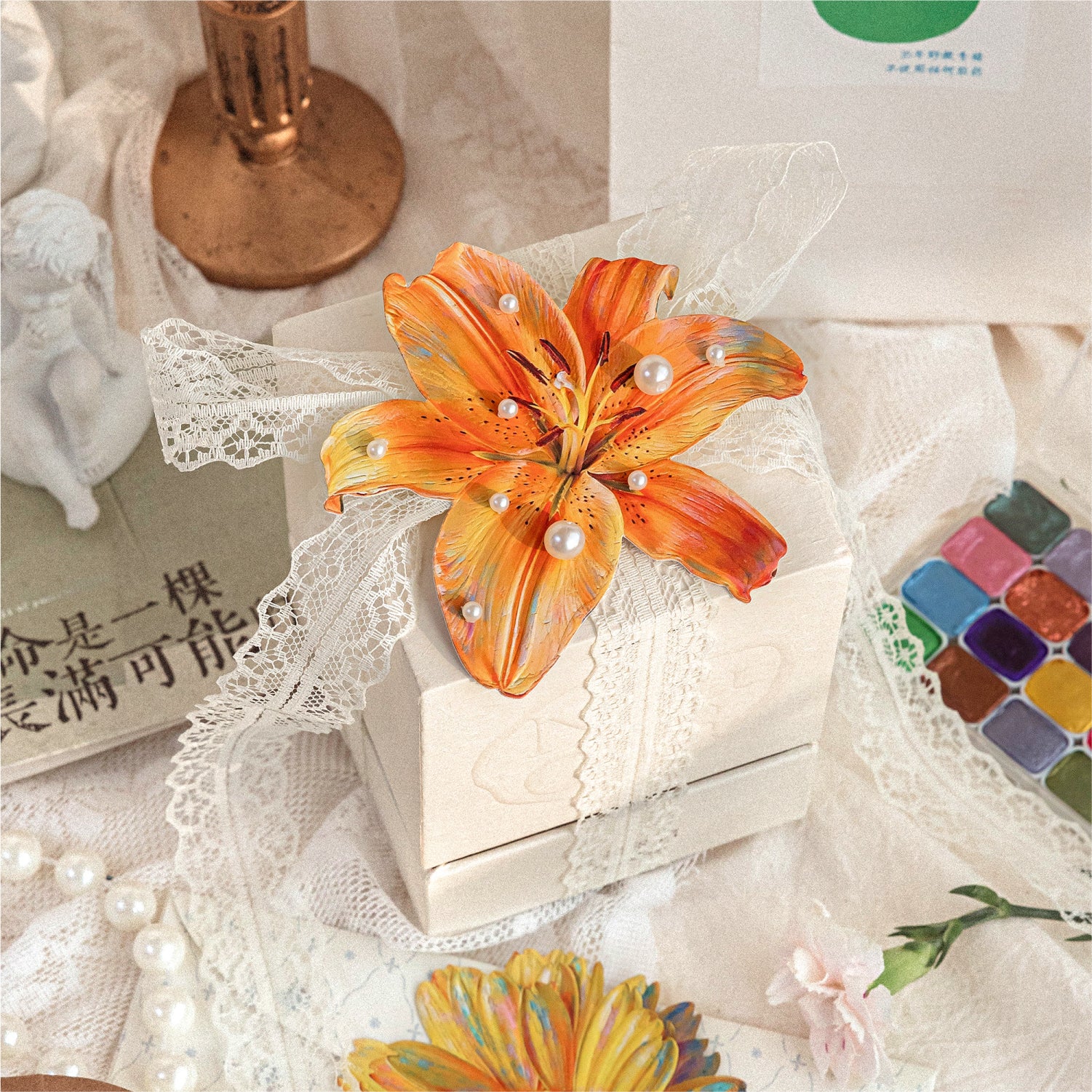 Monet's Garden Series Flower Sticker