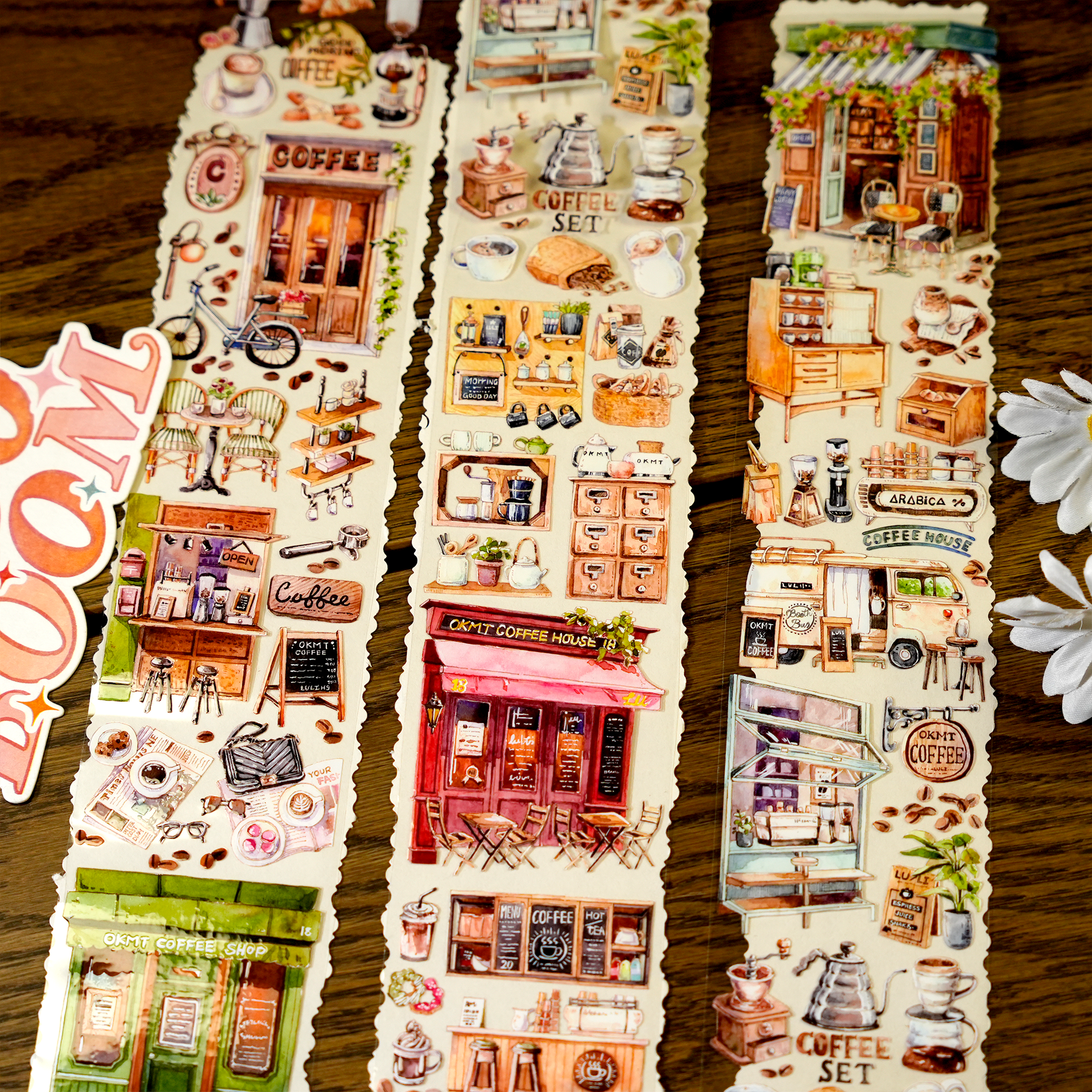 OKTM About The cafe PET Tape (7cm*100cm)
