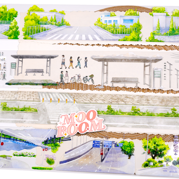 【ZERO】Transport/Vehicle/Highway/Street Landscaping Tape(13 Styles)(Whole Roll Tape)