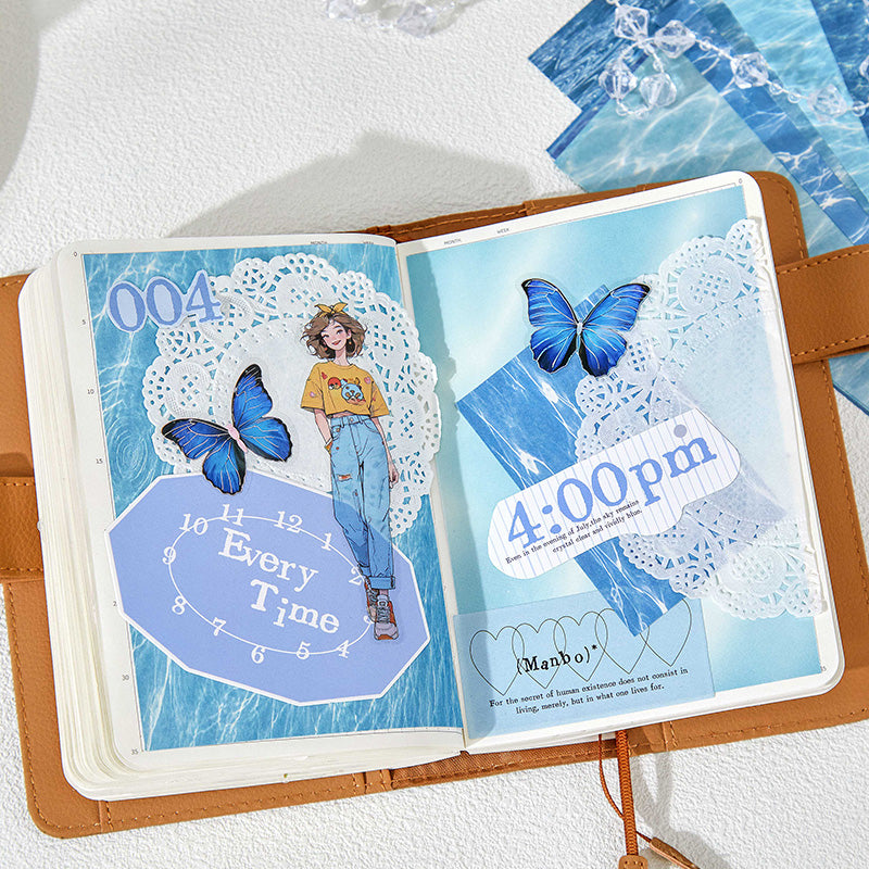 Cosmic Water Ripple Dream Scrapbooking Paper
