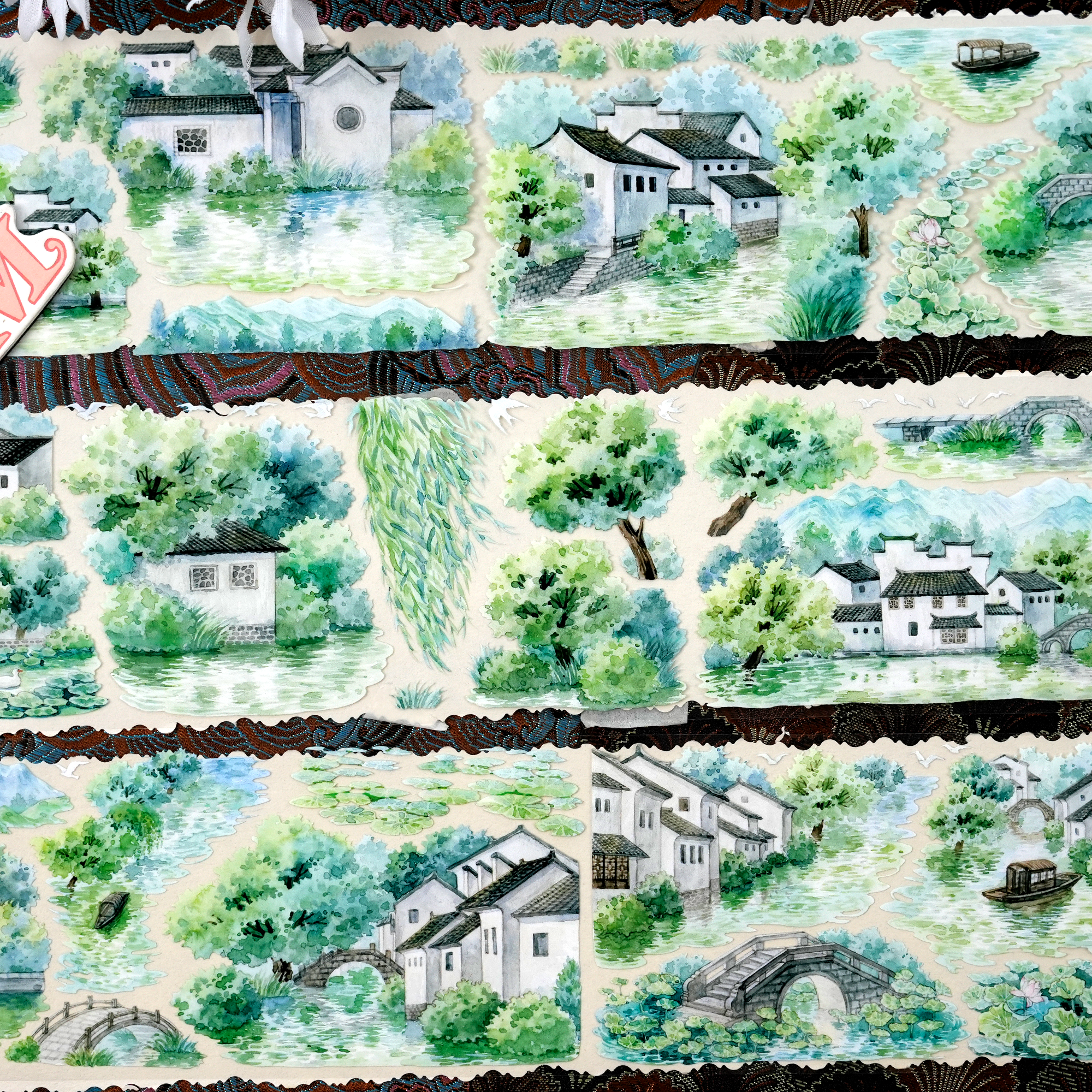 【MENU】Scenery of Jiangnan Landscaping Tape