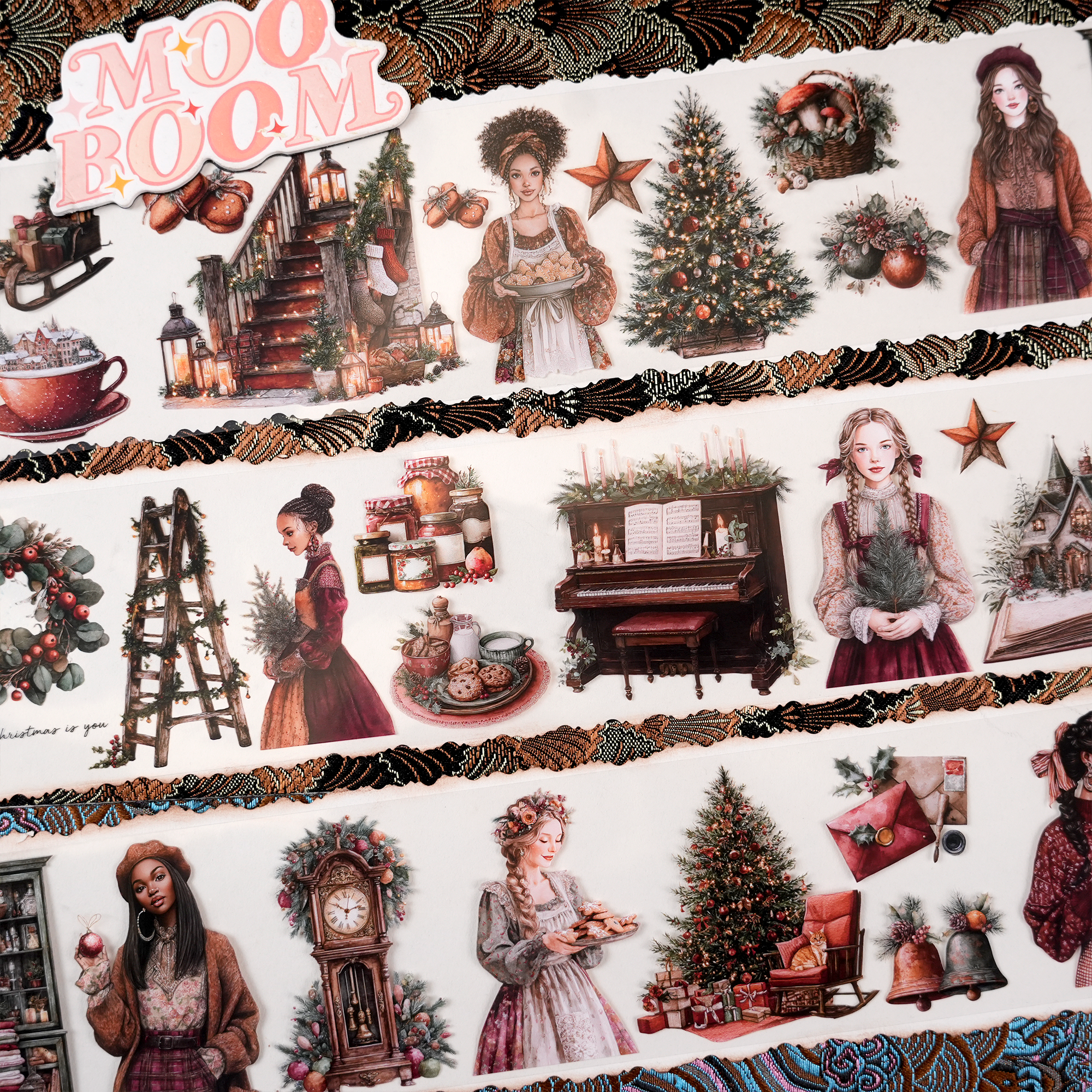 Christmas With You PET Tape | No.45 | MOOBOOM Design