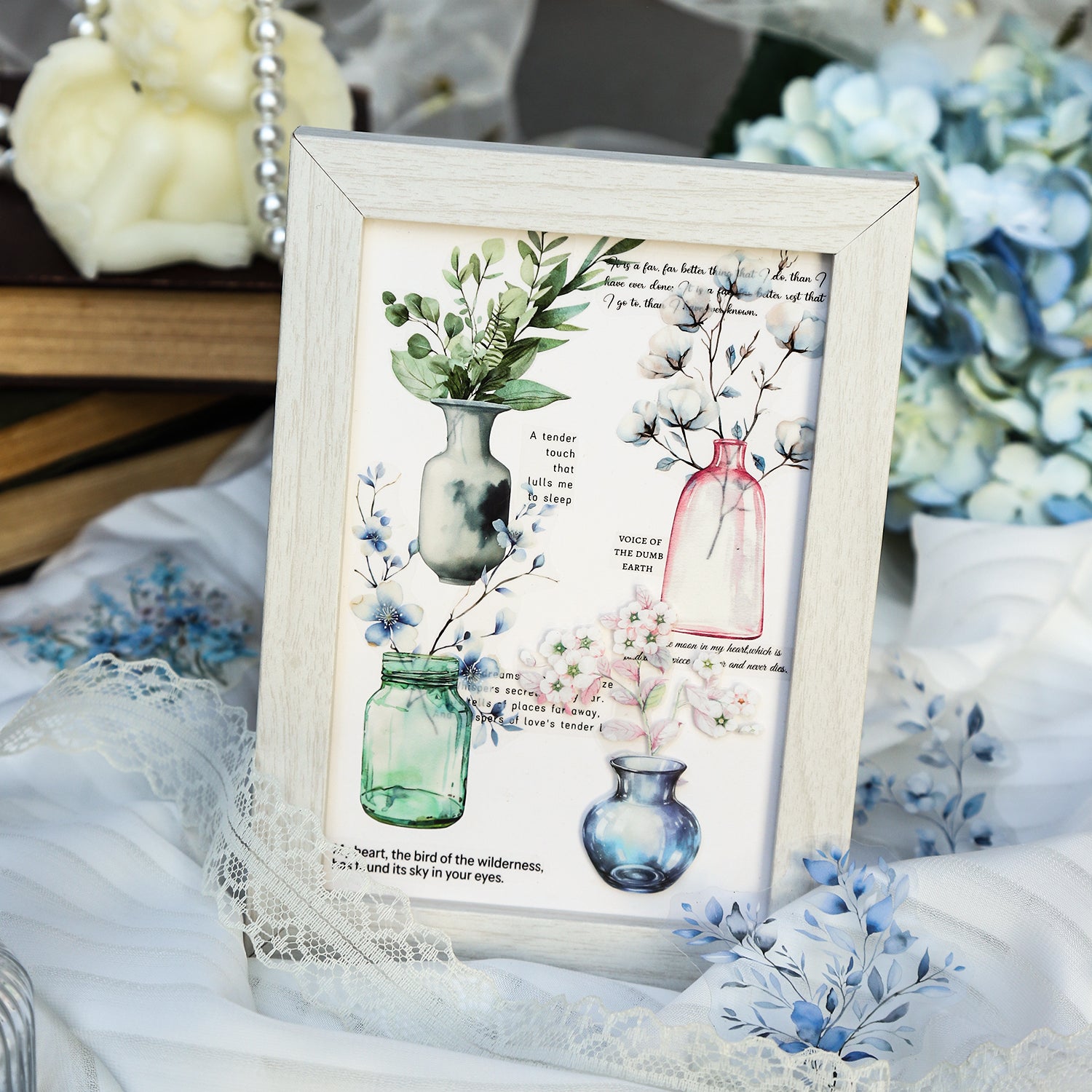 Carrying Flowers PET Sticker