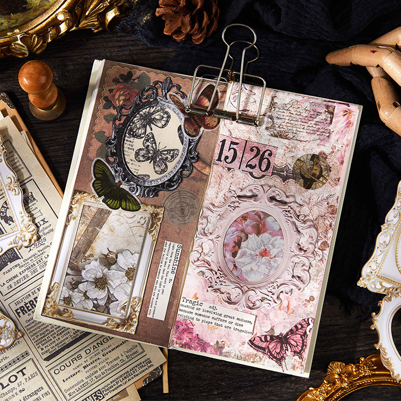 Vintage Frame Scrapbooking Paper