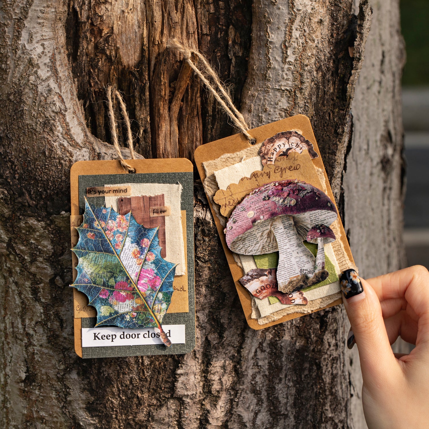 Vintage Garden Hard Card Sticker