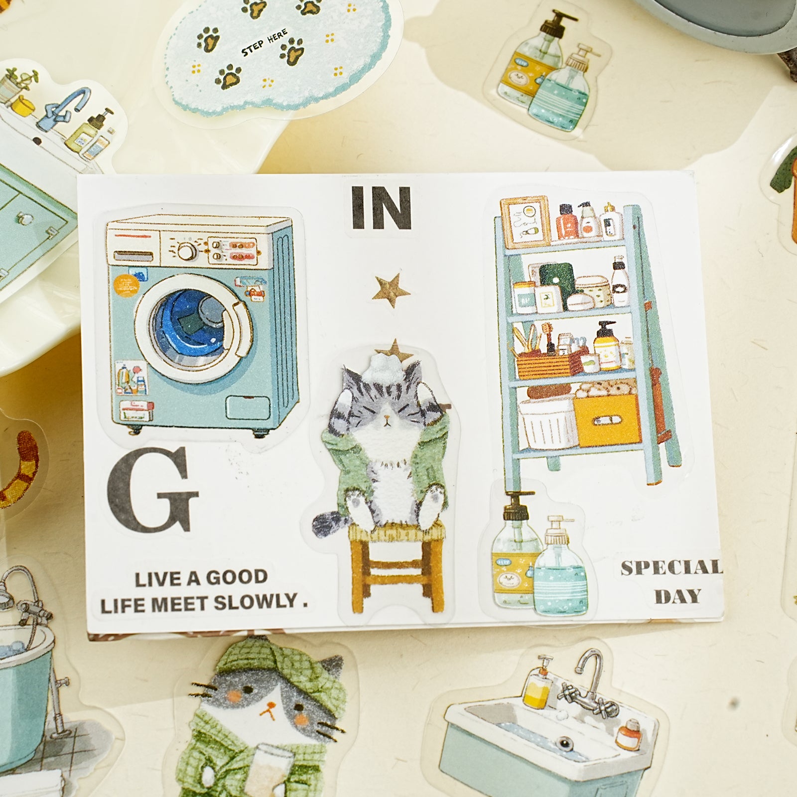 Whispers of the Home Sticker for journaling and scrapbooking