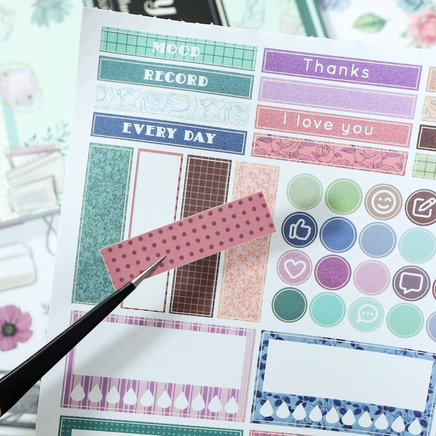 Vintage Sticker Book Vol.28 - Pretty Planner