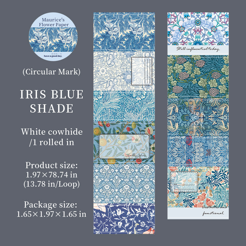 Vintage Floral Background Washi Tape