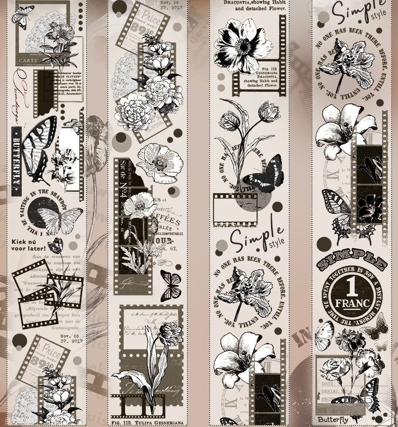 Film and Flowers Tape (5.5cm*100cm)