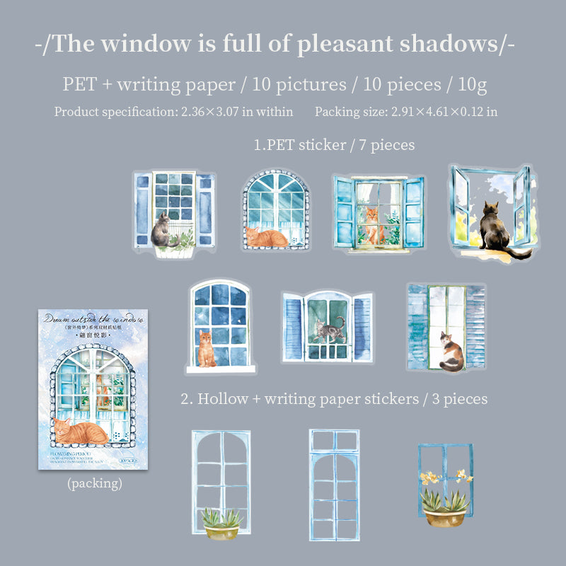 A dream outside the window PET Sticker