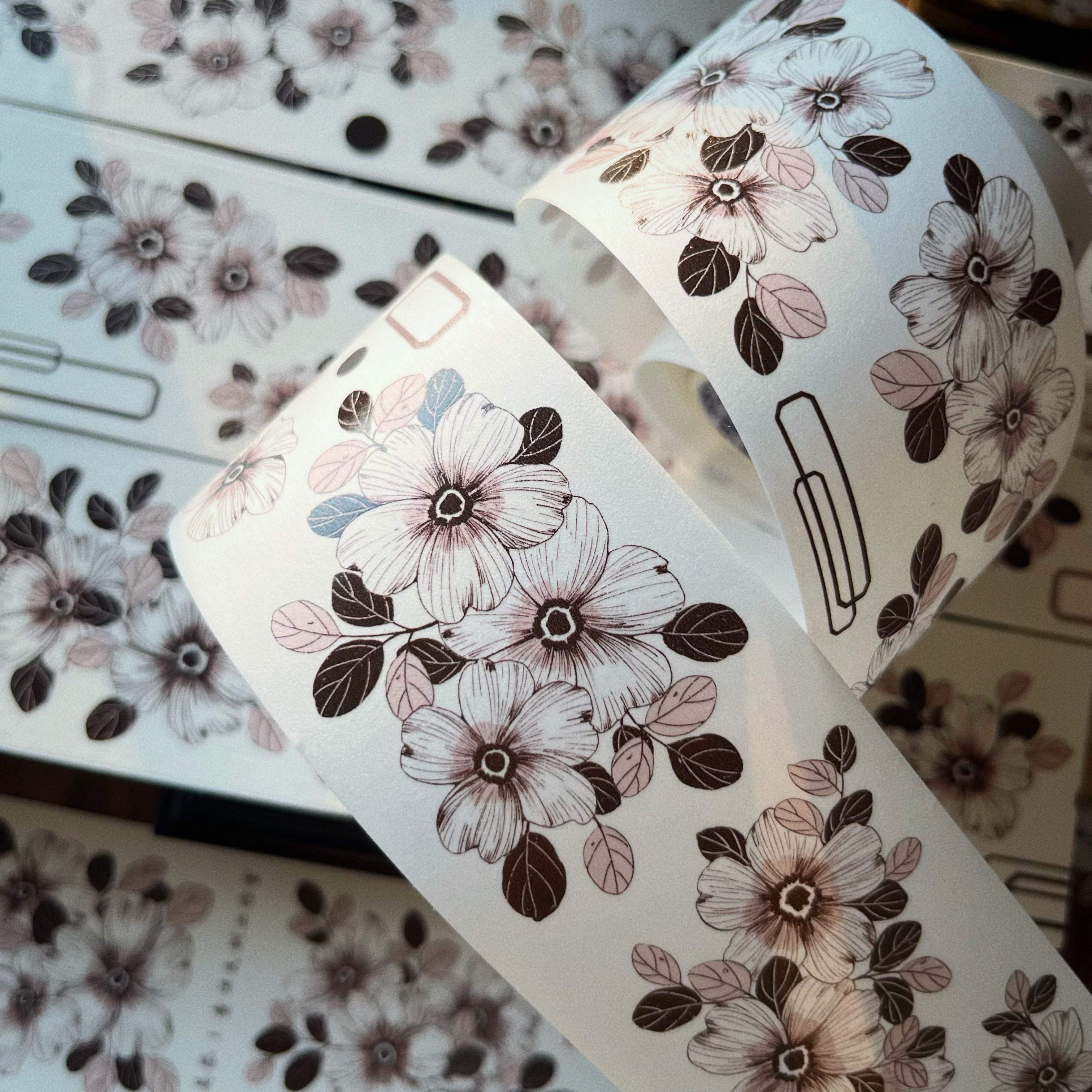 Ginger Camellia Flower Tape (5cm*100cm)