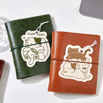 Adorable Cat Loose-Leaf Journal | A7 Size