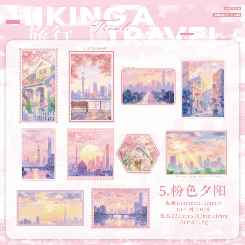 Hiking Trip PET Sticker