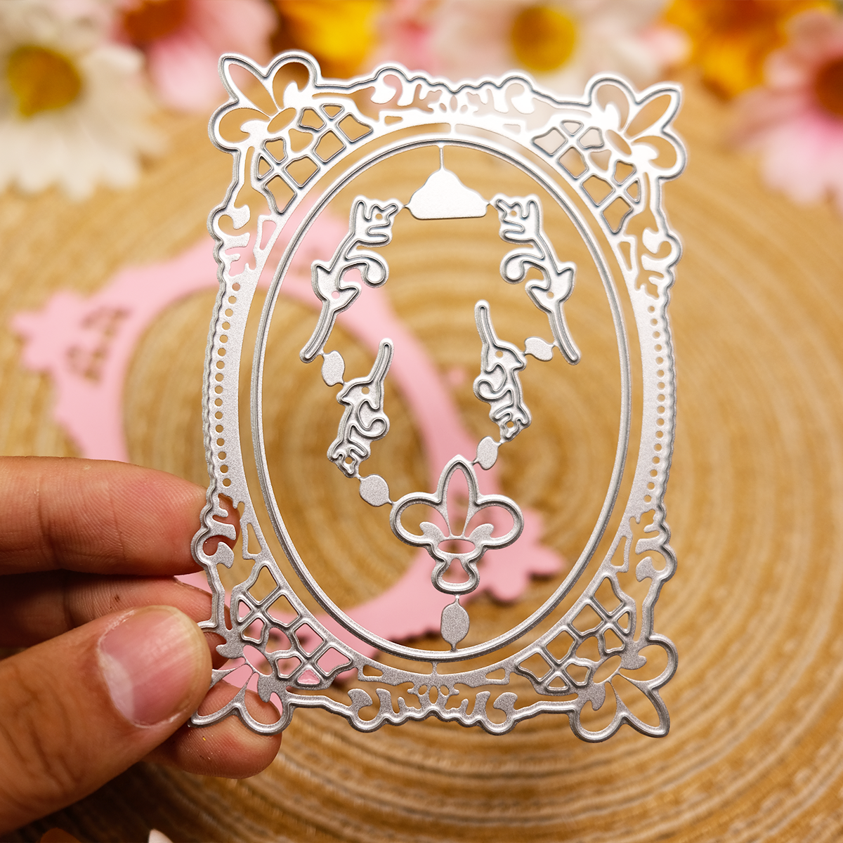 Retro Frame Metal Cutting Die Set