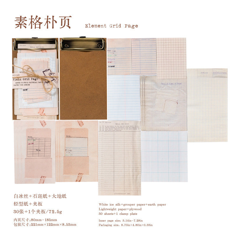 Time Between the Pages Vintage Scrapbooking Paper