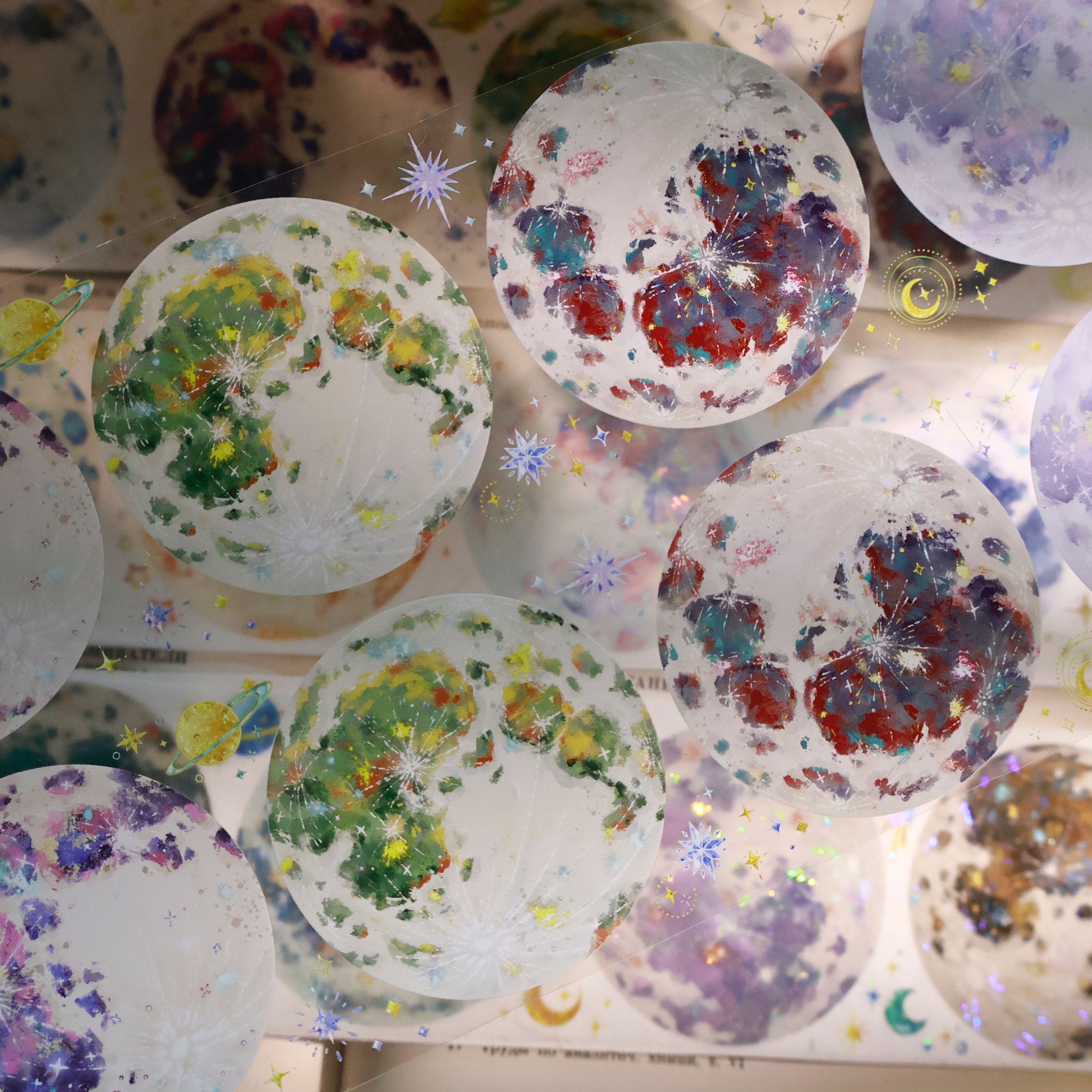 Mottled Moon PET Tape (6cm*120cm)