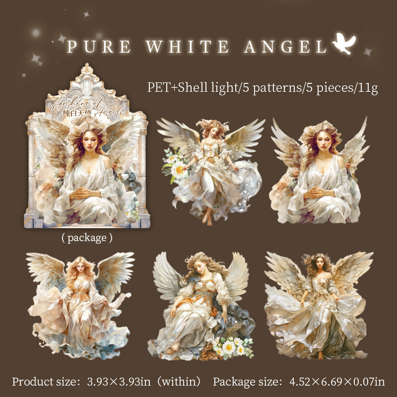 Angel Carol PET Sticker
