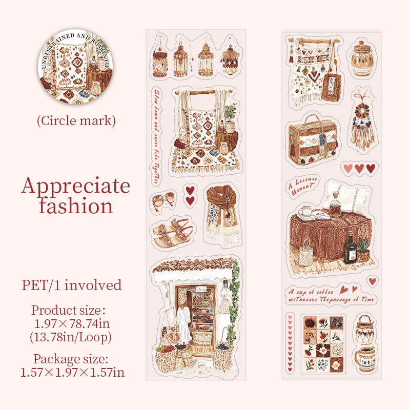 Romantic Bohemia PET Tape