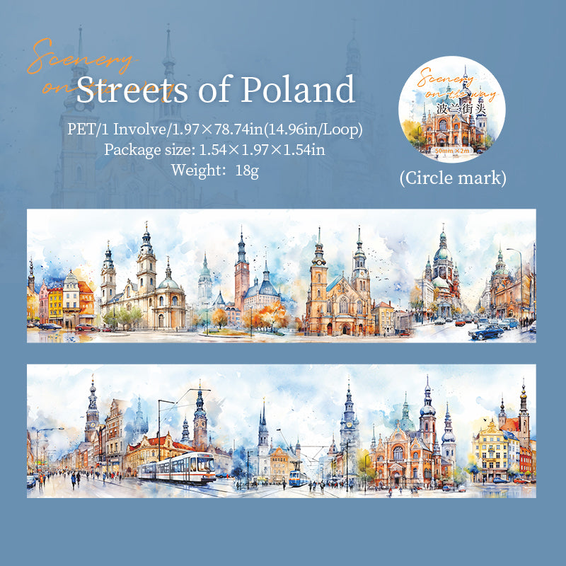 Scenery Along The Way PET Sticker