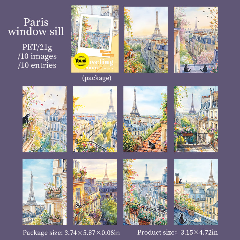 Circumnavigation Background PET Sticker