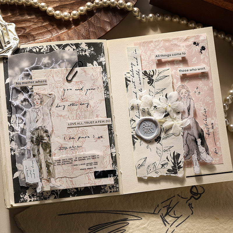 Monologue on the Flower Island Scrapbooking Paper