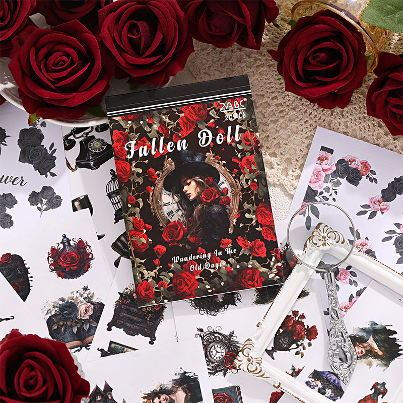 Vintage Girls Sticker Book