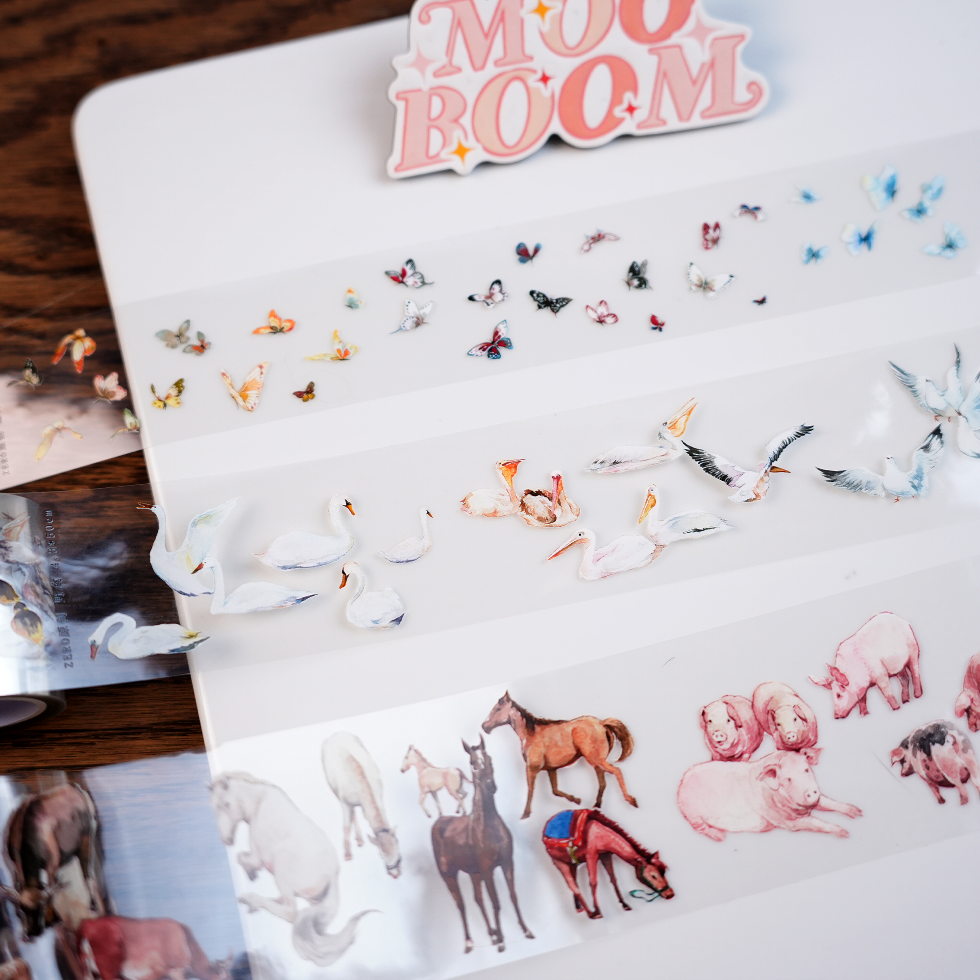 【ZERO】Animal Landscaping Tape (8 Styles)(Whole Roll Tape)