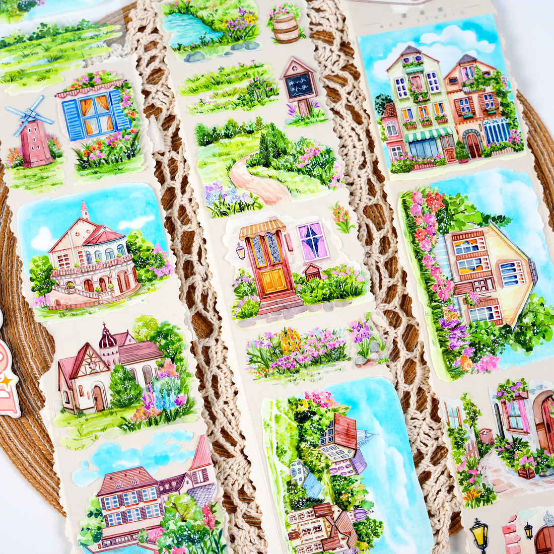 【NEW Studio】Country Castle PET Landscaping Tape