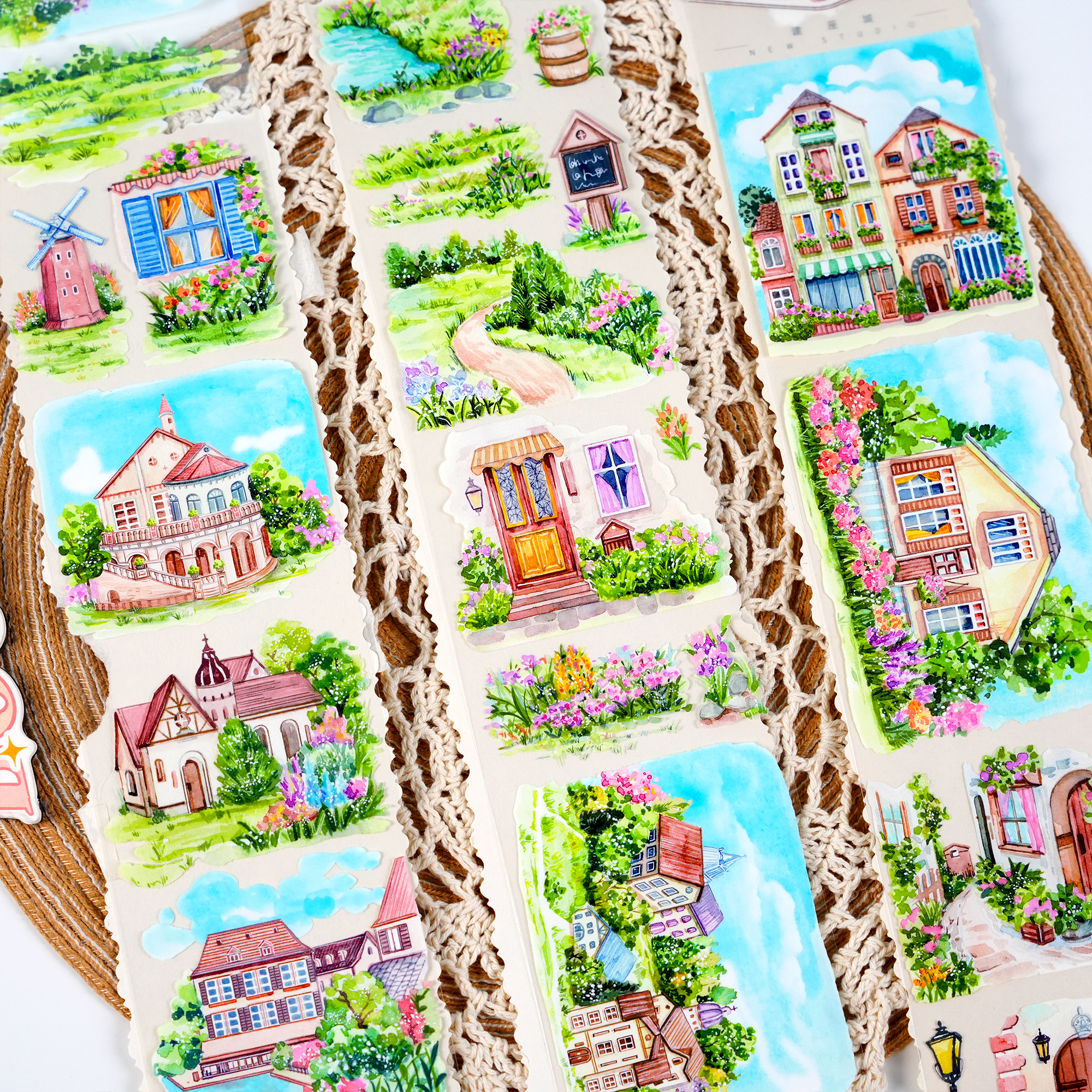 【NEW Studio】Country Castle PET Landscaping Tape