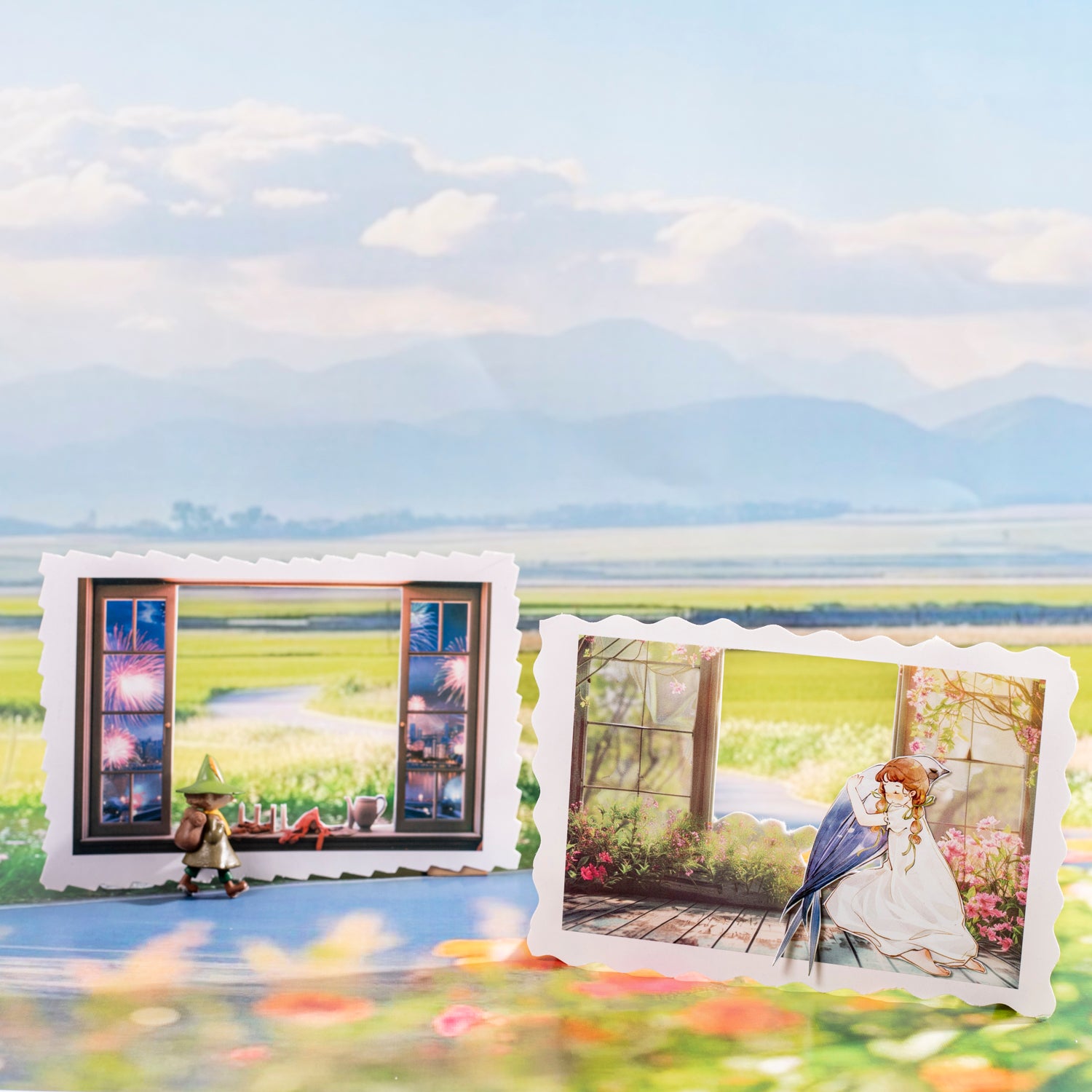 Window View PET Sticker