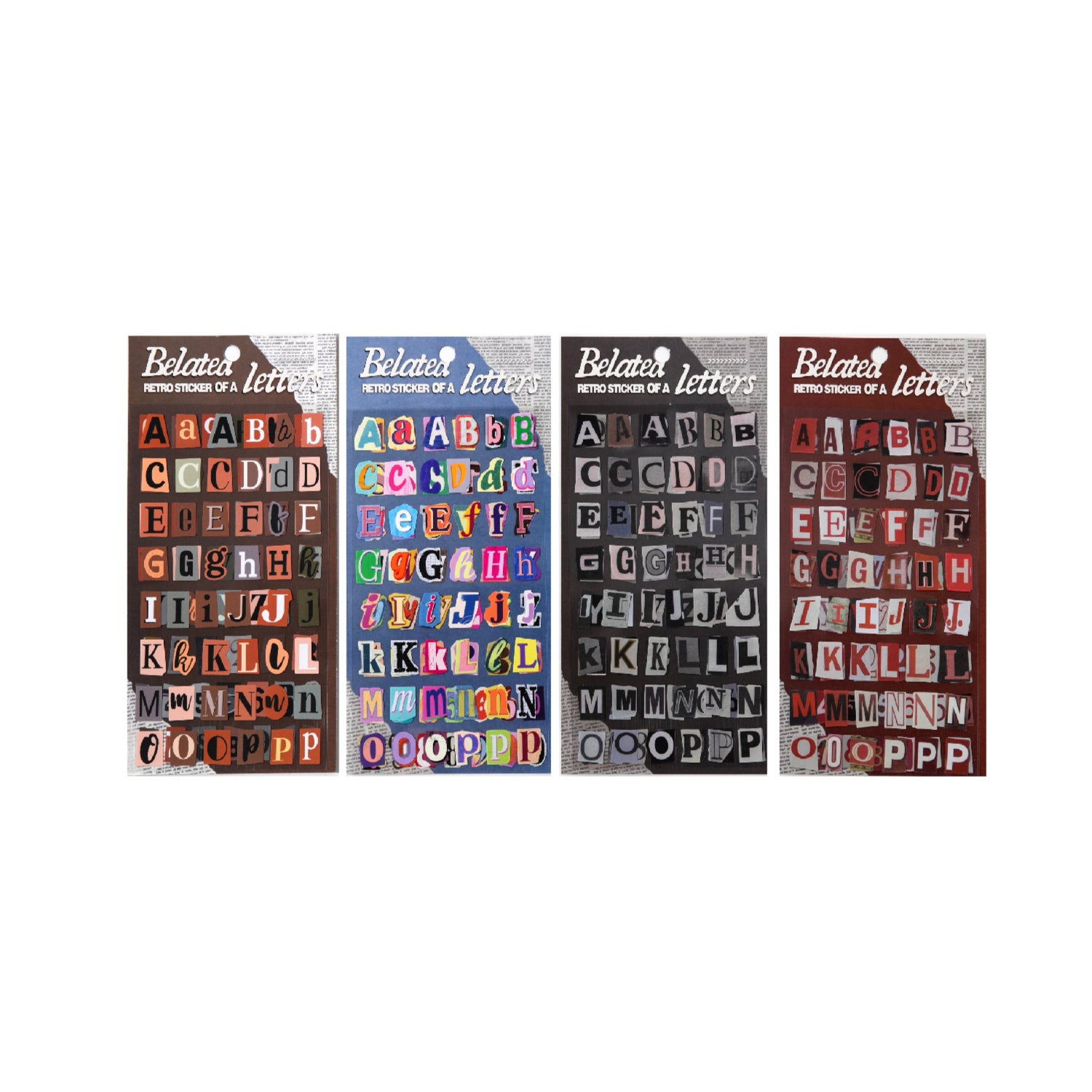 Belated Letters Sticker