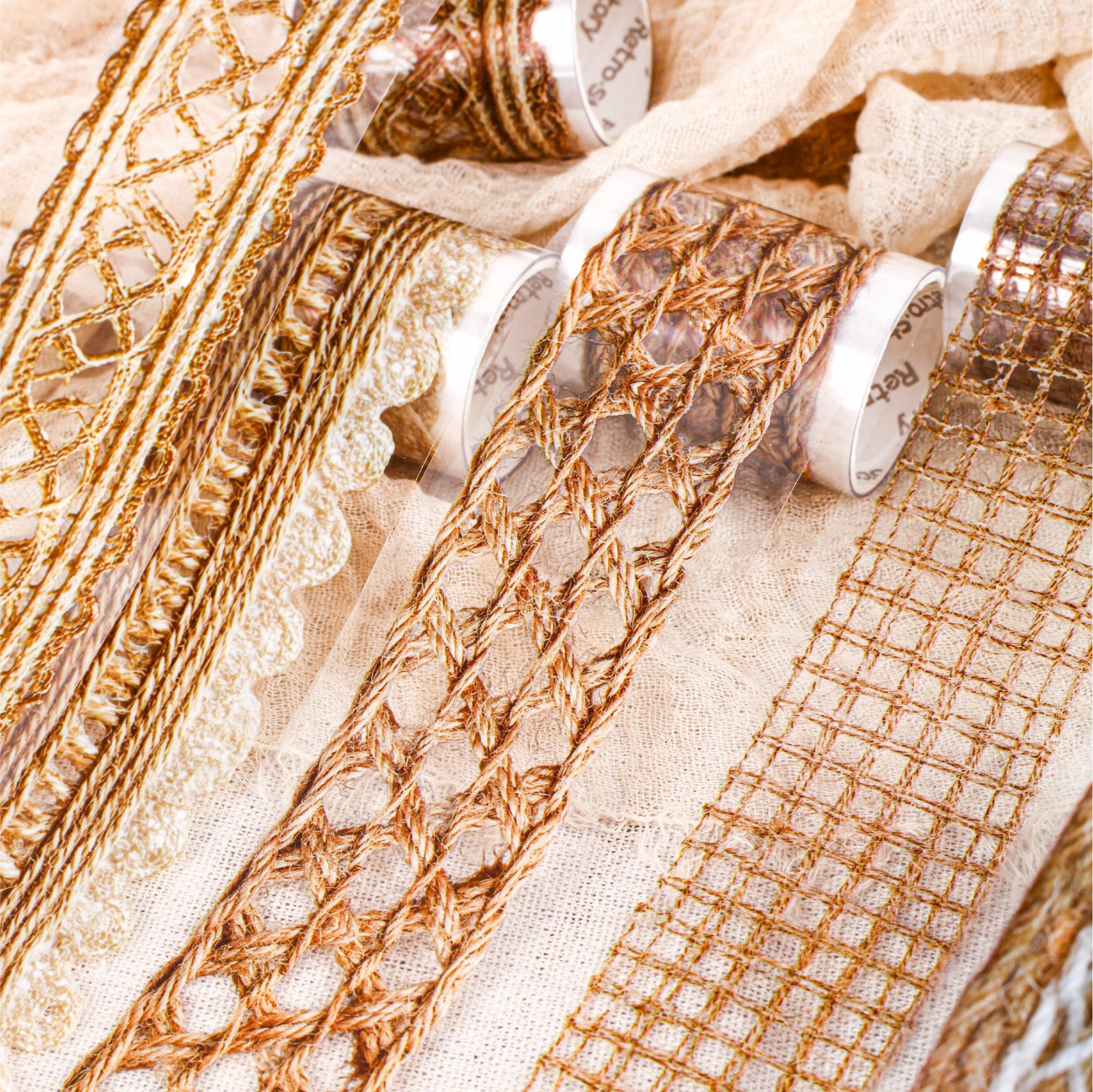 Hemp Rope Pattern PET Tape