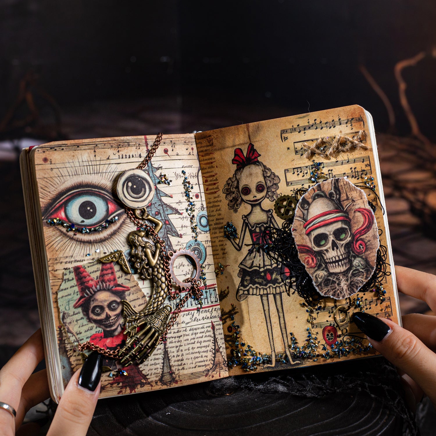 Gothic Weekly Scrapbooking Paper