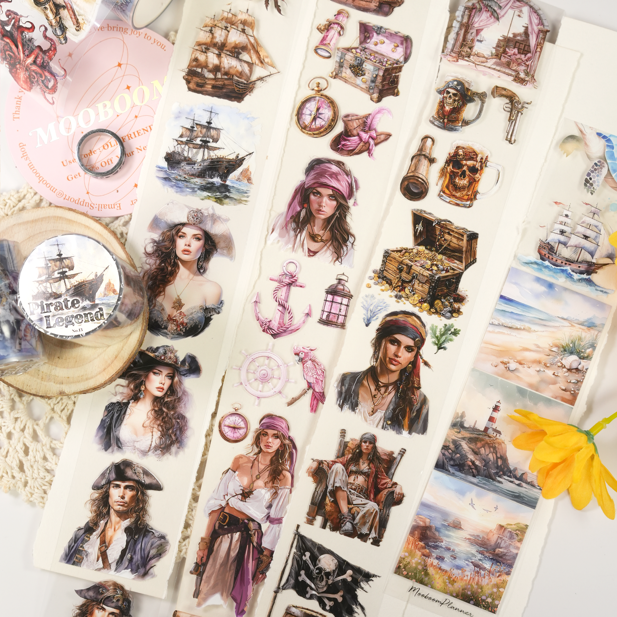 Pirate Legend PET Tape | No.13 |MOOBOOM Design