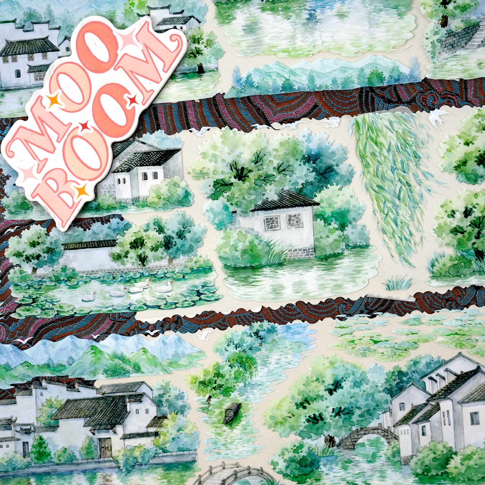 【MENU】Scenery of Jiangnan Landscaping Tape