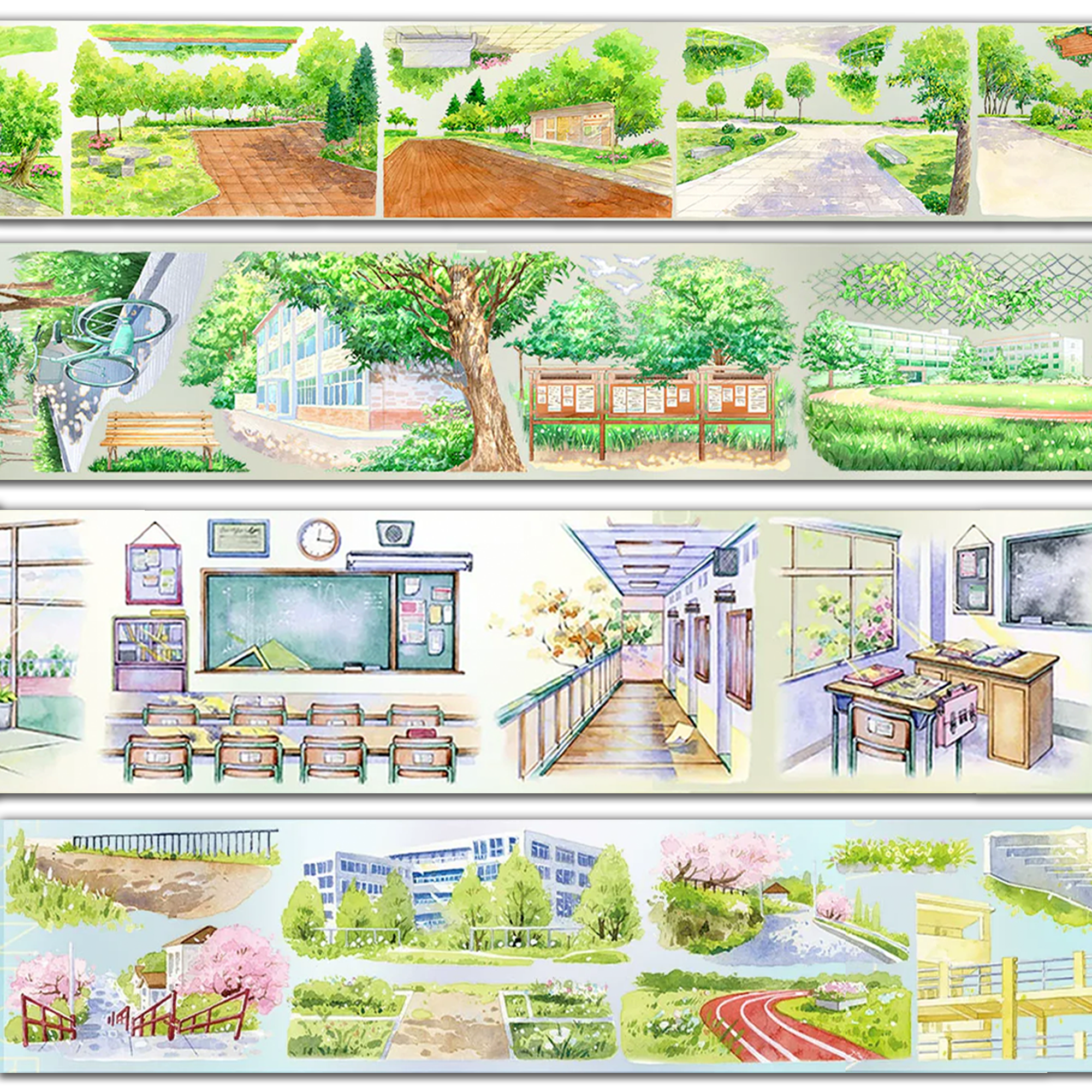 【ZERO】Campus/School/University Landscaping Tape