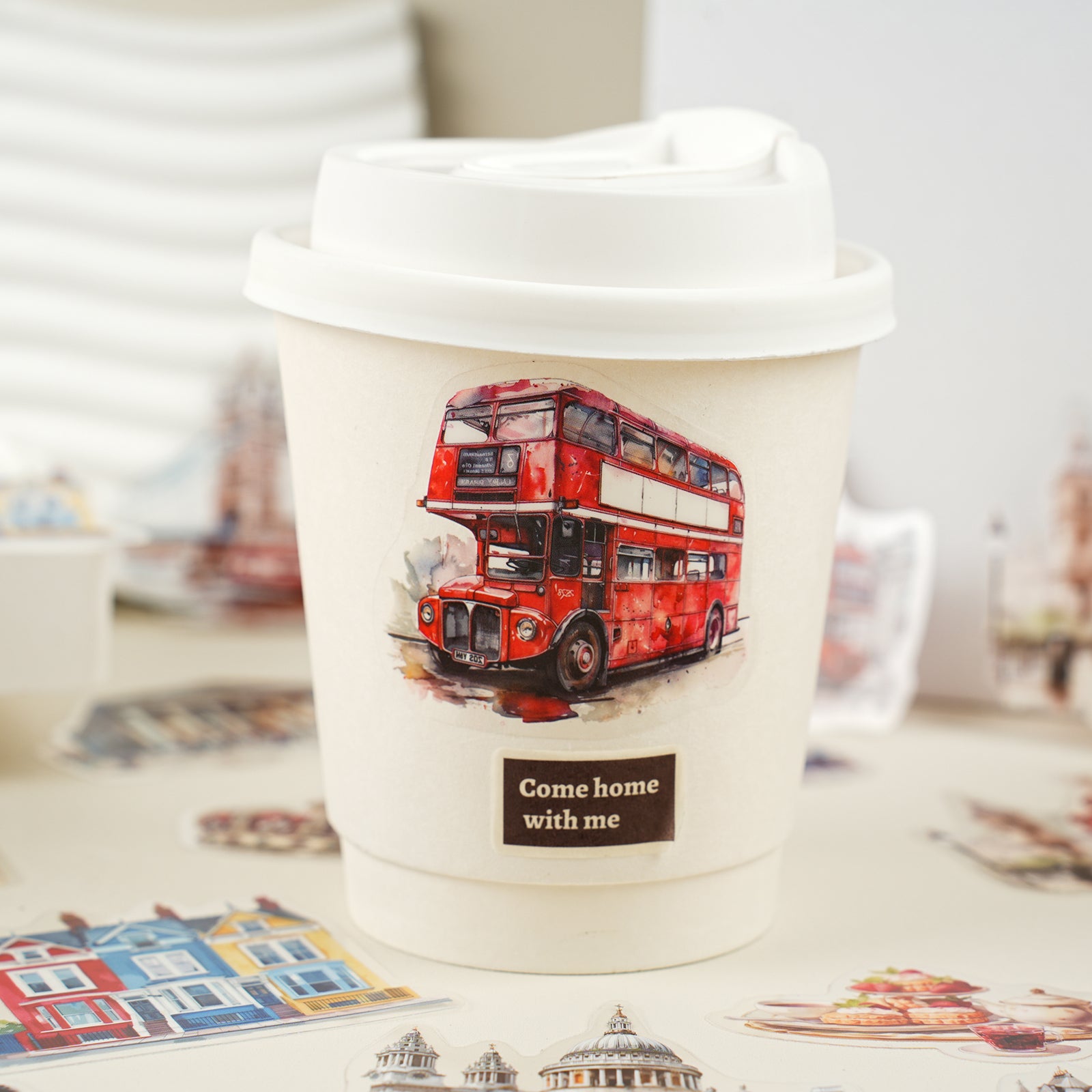 Scenery During The Journey PET Sticker