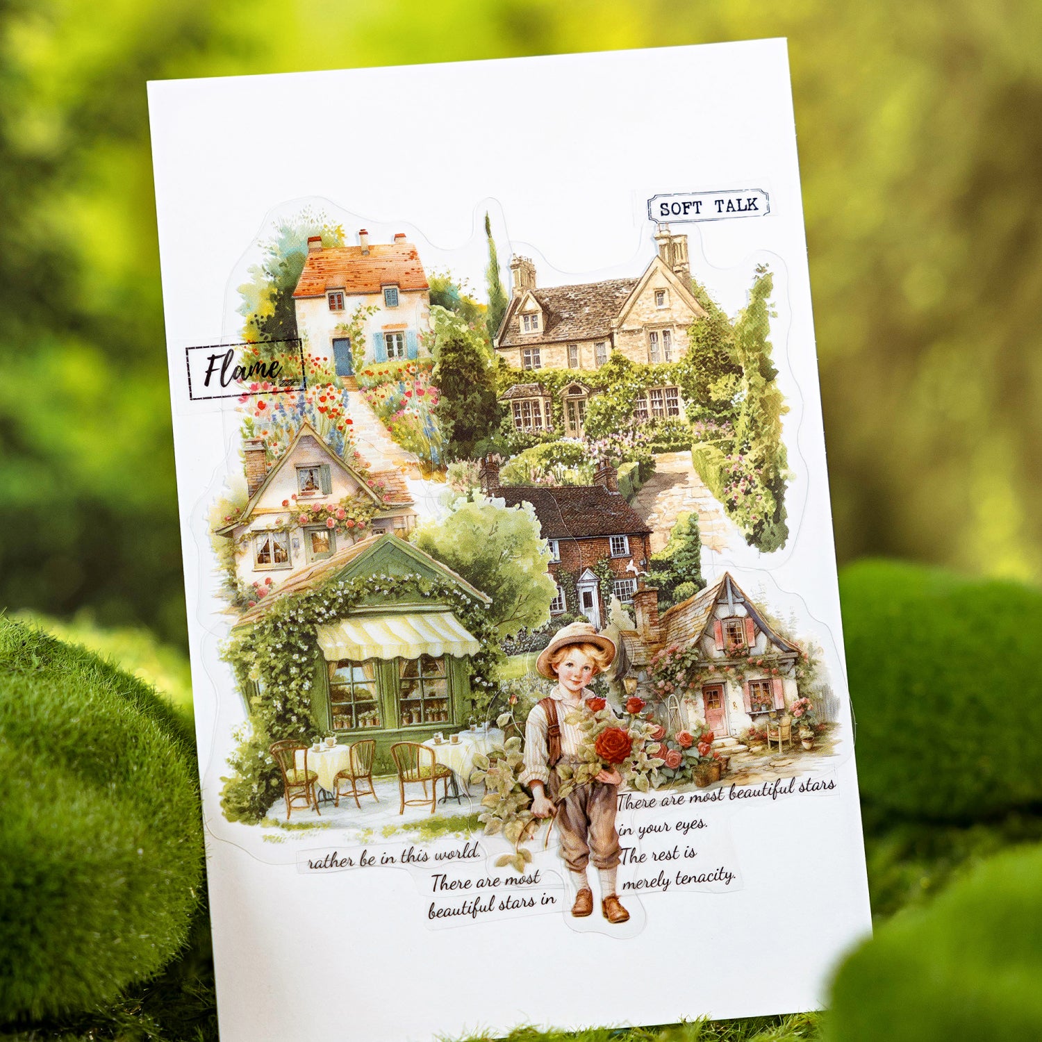 Forest Hut Nature Series PET Sticker