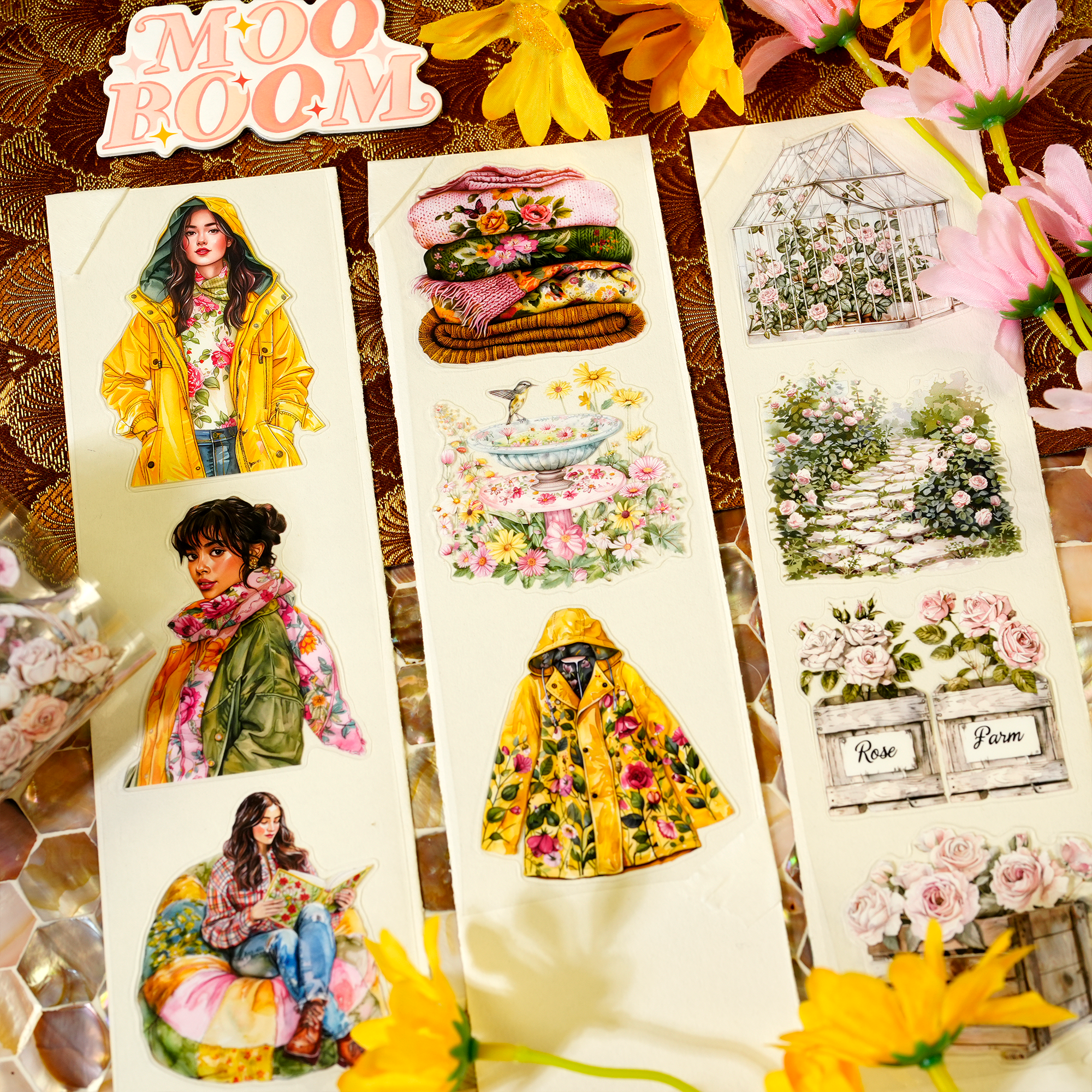 Spring Vibes Pre-cut PET Tape | No.38 | MOOBOOM Design