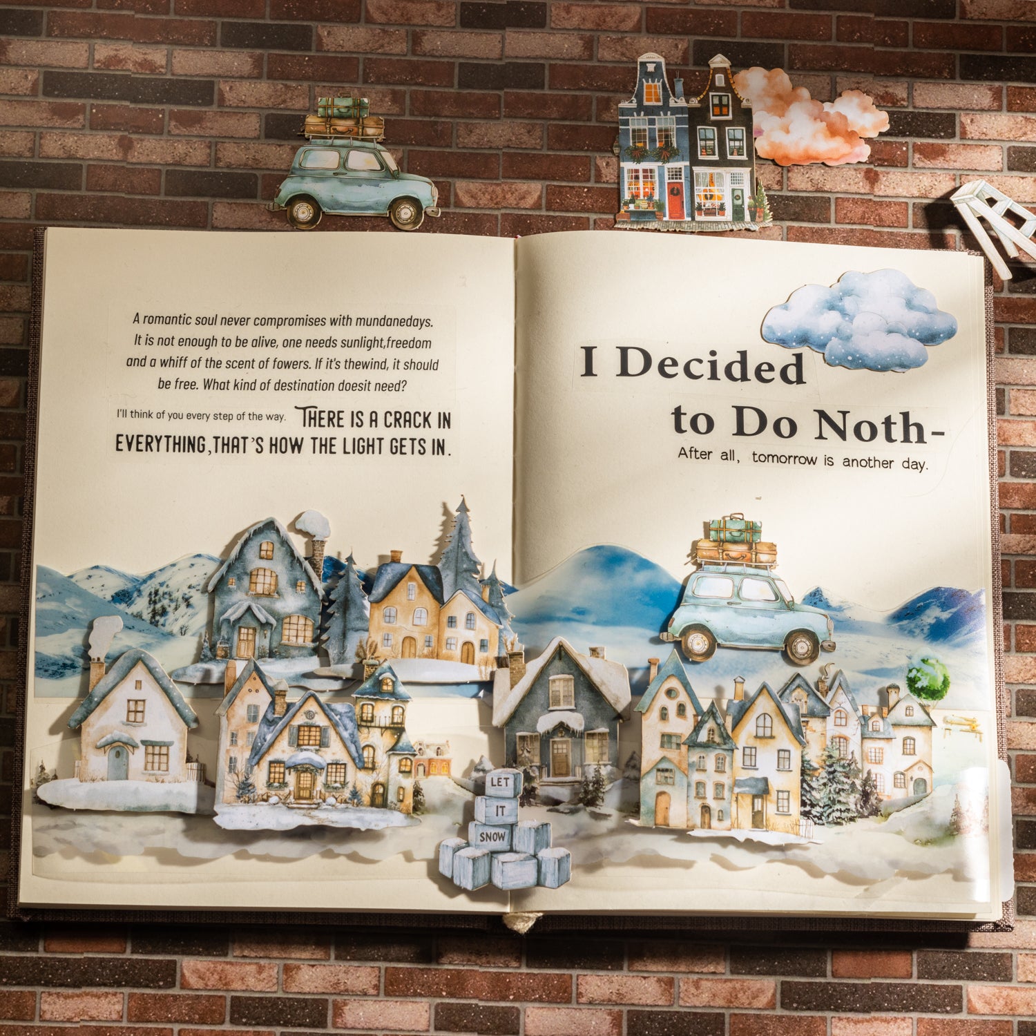 Time Cabin Paper Sticker