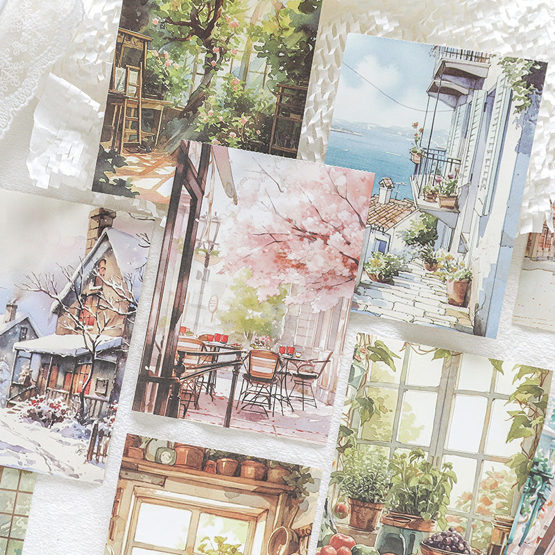 Watercolor Landscape Paper 30pcs